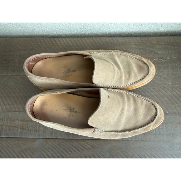 Loro Piana Beige Suede Summer Walk Loafers Size 40 1/2 Men US 7.5- 8 Luxury main image 9